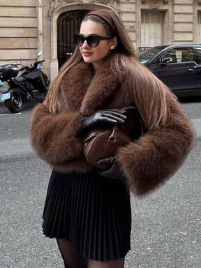 Giacche in pelliccia da donna, maniche lunghe per il calore, cappotto invernale da donna, moda, colletto alla coreana, stile casual e ampio