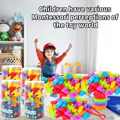 Children's Early Education Enlightenment Counting Toys, Montessori Toys, Teaching AIDS, Family Cognitive Classification Toys