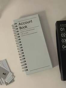 140 Pages A6 Slim Spiral Notebook, Multifunctional Planner, Diary, Weekly/Quarterly Planner, Agenda, Functional Notebook