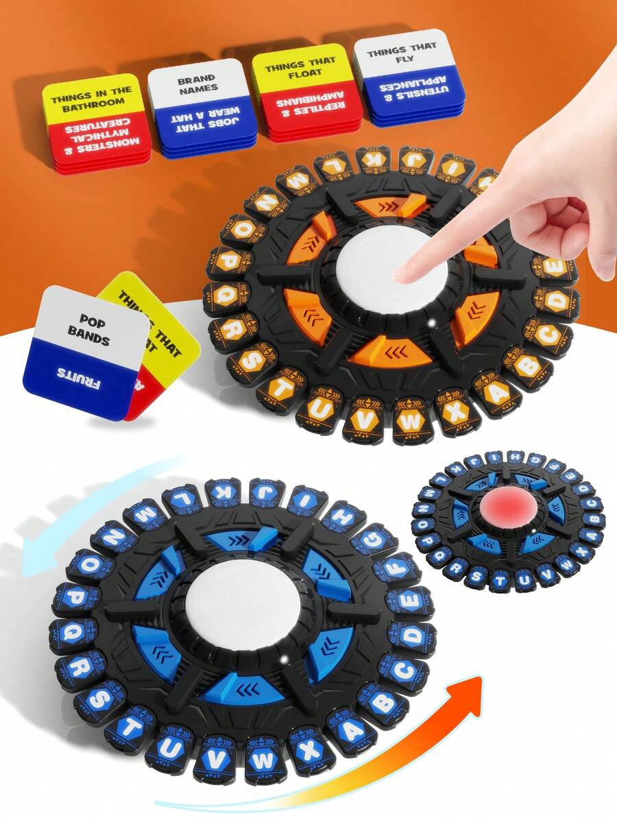 Word Game | Fast-Paced Family Board Game | Choose A Category & Race Against The Timer To Be The Last Player | Learning Game Great For All Ages, Halloween Christmas Birthday Gift - Multicolor - View 1