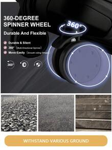 Floless Luggage Sets 2 Pieces Hard Shell Travel Carry On Luggage Hard Shell Travel Trolley 4 Spinner Wheels Lightweight Polypropylene Suitcase With TSA Lock Spinner 20in+13in Large Checked Travel Suitcases Durable Travel Luggage