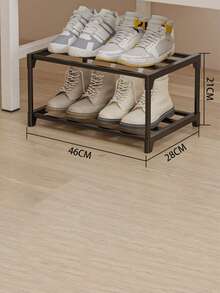 Kệ để giày tiết kiệm không gian 2 tầng - Kệ để giày dép, bốt, trang sức, đồng hồ đa năng bằng kim loại và nhựa - Thiết kế nhỏ gọn chắc chắn, thích hợp cho lối vào, tủ quần áo, không gian nhỏ, nơi cất giữ giày dép - Nhiều màu - Xem 6