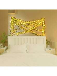 1PC/3PCS/5PCS 假植物-叶藤灯条，人造花，家居，餐厅，客厅，户外花园装饰，插花艺术，摄影道具，秋季，春季，花瓶，花墙，花环，新娘花束，婚礼装饰，DIY 花环材料，生日派对装饰材料，家居装饰配件，情人节，新年礼物