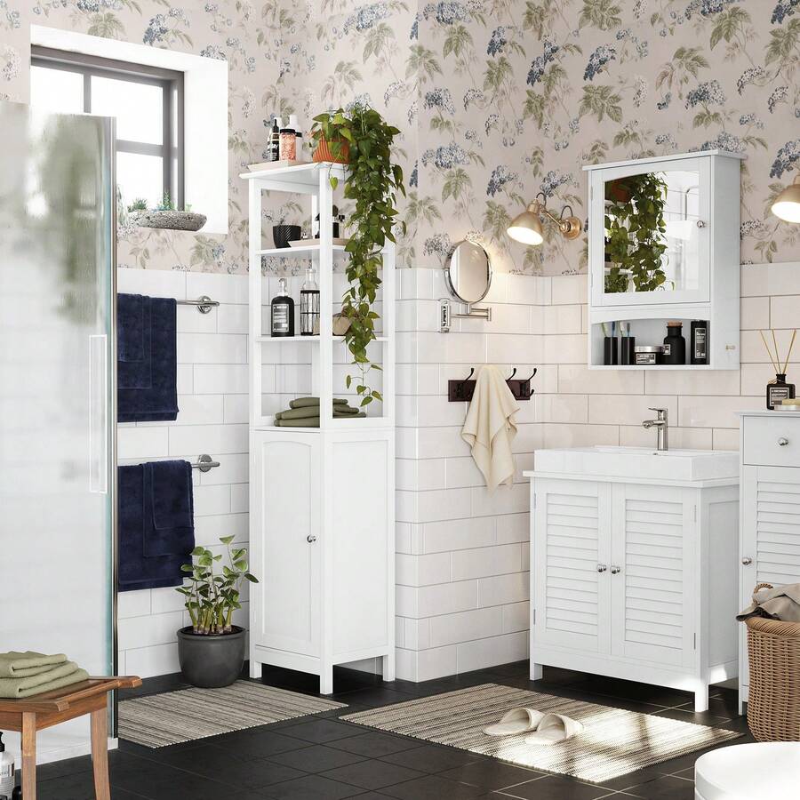 Bathroom Furniture Sets - White - View 1