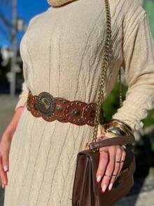Women Dresses - Champagne - View 8