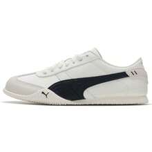 Puma 女鞋低筒休閒鞋 Bella UT LEA 板鞋低筒繫帶輕便舒適日常戶外旅遊鞋405256-01 - 暖白-黑色 - 查看 1