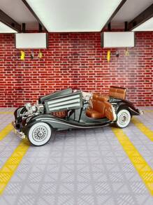 YCMODEL A Simulation Alloy Car Model Of A Classic Retro 500K Sedan, With A Body Made Of Zinc Alloy Material. Both Sides Of The Car Doors Can Be Opened, The Front Hood Can Be Opened, And The Trunk Door Can Also Be Opened. It Is A Children's Toy Car With Simulated Sound And Lighting Functions. The Car Model Is Rich In Details, Finely Crafted, And Of Good Quality. It Is Suitable For Collection And Can Be Given As A Birthday Gift To Children