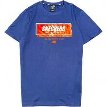 Skechers Men's Casual Breathable Loose Short Sleeve T-Shirt, Summer New Arrival