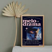 1 件 Lorde 海报印刷品 _ 艺术家海报 _ 流行音乐礼品 _ 流行音乐海报印刷品帆布画房间装饰墙面艺术客厅装饰办公室装饰卧室装饰厨房装饰浴室装饰墙面装饰家居装饰海报无框