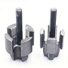 2pcs Metal PPR Pipe Threaded Repair Tool - Integrated Internal & External Hole Opener, Electric Drill Type, 1/2 Inch - DN15, 3/4 Inch - DN20 Size, Essential For Pipe Repair | Threaded Pipe Repair | Metal Structure, Pipe Repair Tool - Multicolor - View 12