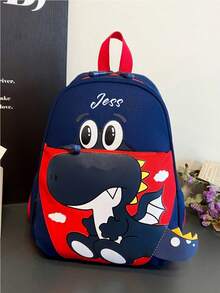Customized Backpack With Personalized Name Or Holiday Message. Customize Your Own Backpack. Fashionable, Cute, Kawaii And Versatile Multi-Pocket Unicorn Dinosaur Three-Dimensional Printed This Is A Lightweight Backpack, Very Suitable For Girls - Suffix - View 4