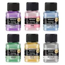 Edible Glimmer Powder Glitter Luster Dust Food Decorating Sprinkle Glimmery Dust For Drink Wine Beverage Cake Candy Dessert Bakery Restaurant Vegan
