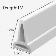 1pc Bathroom Sink Water Bar Can Be Bent Water Blocking Device Toilet Dry And Wet Separation Waterproof Strip Water Barrier Strip