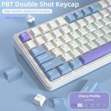 ATTACK SHARK Teclado Sem Fio ATTACK SHARK X85 Teclado Mecânico de Jogos Hot Swap, 75% TKL RGB, Sem Fio 2.4GHz/Bluetooth/USB-C, Gaxeta, Teclas PBT Perfil Cherry, Cabo Enrolado