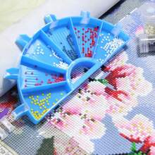 9pcs/15pcs Diamond Painting Multi-Function Tools Set: Diamond Painting Pen, Diamond Storage Tray, Diamond Embroidery Sieve, Diamond Painting Disc, Nail Art Dotting Tools - Purple - View 7