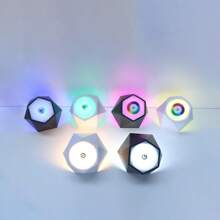 1pc Modern Wireless LED Bottle Lamp - 16 RGB Colors, Touch Control And Dimmable, Rechargeable Battery, Portable Decorative Night Light For Living Room And Bedroom