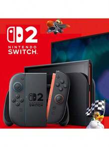Nintendo Switch 遊戲機Switch2單機標準版 外觀精緻 畫質清晰 7.9吋螢幕 256儲存空間 內建降噪功能的麥克風 港版 - 黑色 - 查看 2