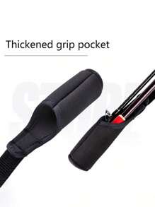 Portable Adjustable Fishing Rod Protective Cover, Rod Binding Strap, Lure Back Rod, Rod Routine Binding Strap, Fixator, Magic Fishing Rod Protective Sleeve, Ring Back Strap, Multi-Functional Back Strap For Portable Fishing Rods