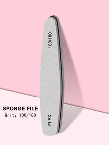 专业指甲锉和抛光块套装，适用于亚克力凝胶指甲和天然指甲，双面砂纸指甲锉和抛光块，可水洗，100/150/180/220/240/280/1000/4000目 - 白色 - 查看 14