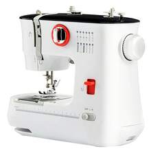 Compact 12-Stitch Electric Sewing Machine: Mini Twin Thread With Extension Table, Ideal For Home Projects, EU Plug - EU C Type Plug(220-240V) - View 10