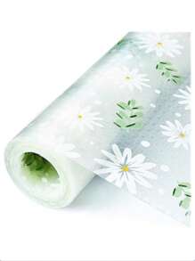 1pc Shelf Liner, Waterproof Refrigerator Liner, Drawer Liners For Kitchen Cabinet, Bathroom Sink Mat No Slip Cupboard Mats Non Adhesive Fridge Liner EVA Place Mats Roll - Leaf Daisy ,Dehumidifier For Home