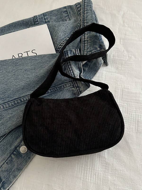Women's Casual Solid Color Lightweight Luxury Shoulder Bag For Daily Use