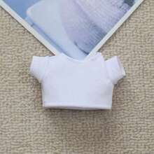 Mini T-shirts, T-shirts de personnages collection de 17 cm, vêtements T-shirts courts polyvalents, les mini-poupées peuvent changer de mini-vêtements, une variété de couleurs sont disponibles