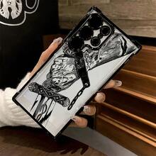 Comic Pirate Arm Phone Case For Samsung S25 S24 S23 S22 S21 FE Ultra Plus 4G 5G Shockproof Transparent Soft Back Cover - 混合色 - 查看 3