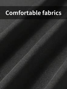 1pc Men's Summer Bestselling Casual Sports Shorts, Solid Color, Comfortable, Suitable For Outdoor Sports, Fitness, Cycling, Fishing, Running - Black - View 4