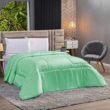 200 Thread Count Natural Cotton Queen Comforter Soft Touch - 綠色 - 查看 2