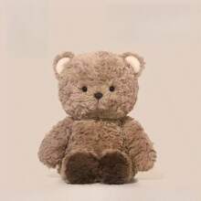 Peluches de oso marrón, elefante gris y zorro rojo - Juguetes de peluche con peso para correr rápido, peluches acogedores de oso de peluche de animales de peluche para regalos de niños, decoración de habitaciones y regalos del Día de la Madre y San Valentín