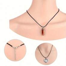 20/30/50pcs PU Leather Fashion Necklace Cord With Lobster Clasp, Black And Multi-Color, 1.5mm Thick, Waterproof, Unisex DIY Jewelry Making Supplies, Suitable For Daily And Holiday Wear - Multicolor - View 5