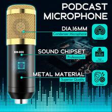 Studio Recording Kit Microphone Set Music Podcast Equipment Mixer Condenser Home,Studio Recording Kit Podcast Music Mixer Equipment Condenser Microphone Set - màu đen - Xem 5
