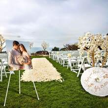 1 件 66 英寸可折叠画架，婴儿淋浴标志画架 - 便携式展示架 - 承重 5 磅，适用于婴儿淋浴派对横幅和海报展示可调节金属三脚架地面和桌面画架，大型落地可调节金属绘画画架三脚架黑色底座复活节礼物，婚礼基础画架架即时落地海报轻便可折叠生日婚礼户外装饰 - 彩色 - 查看 7