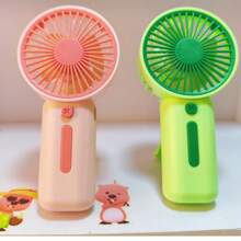 1 pezzo Mini ventilatore portatile alimentato a batterie 2xAAA (batterie non incluse) per il ritorno a scuola