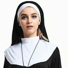 Kostum Penyihir Hitam Halloween, Pakaian Horor untuk Pesta Topeng Natal, Pakaian Pertunjukan Cosplay, Properti Panggung - MultiWarna - View 3