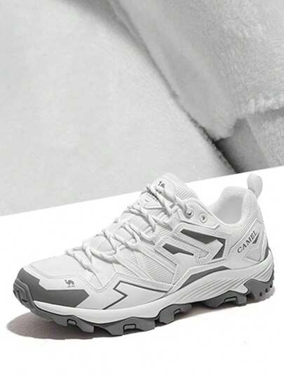 CAMEL CROWN 女士新款户外运动休闲鞋轻便防滑登山鞋