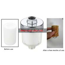 1 件家用淋浴喷头水龙头过滤器，颜色随机