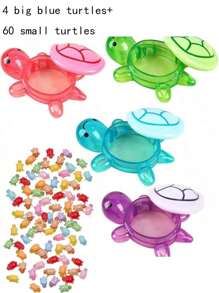 1 صندوق تخزين سلحفاة كبير يضيء في الظلام + 15 سلحفاة صغيرة تضيء في الظلام، 6 قطع و10 قطع سلاحف صغيرة تضيء في الظلام، سلاحف كبيرة تضيء في الظلام، ديكور حوض السمك من الراتنج، تمثال سلحفاة مضيء - ديكور حديقة من الراتنج على شكل حيوان صغير - لا يحتاج إلى كهرباء أو بطارية، ديكور خارجي، نموذج بلاستيكي مضيء يدوي الصنع، مناسب لل- DIY وفن الأظافر وديكور المنزل | تمثال حيوان مثير للاهتمام | ديكور السلاحف