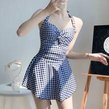 Swim Gear Sets - Cuadrícula negra - Ver 1