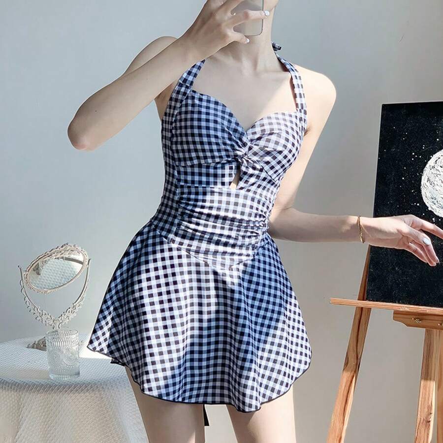 Swim Gear Sets - Cuadrícula negra - Ver 1