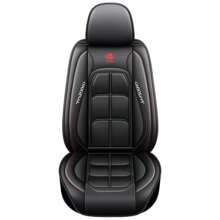 1pc Universal Car Seat Covers PU Leather Seat Covers Cushion Car Seat Protector Mat For Sedan SUV Car Accessories (Only 1 Front Seat Cover)