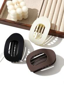 1pc/4pcs Retro Matte Solid Color Flat Alligator Hair Clip Hair Claws, Simple Versatile Hairclips Suitable For Long And Thick Hair,Hair Accessory,Hair Accessories,Hair Accessories For Women,Fall,Travel,Hair Tools,Accessories Women,Hair Stuff,Fall,Hair Accessories,Hair Accessories For Women,Travel,Hair Accessories,Accessories Women,Hair Accessory,Hair Accessories Women,Hair Tools,Hair Stuff,Stuff,Beauty Accessories,Gifts,Travel,Gifts For Women,Hair Stuff,Stocking Stuffers,Stocking Stuffers,Stocking Fillers,Stocking Stuffers For Women,Stocking Fillers Women, Gifts,Gifts, Stocking Fillers,Gifts For Women,Gift, Gift,Stocking Stuffers For Adults,Stocking Fillers For Adult,Hair Stuff,Women's Accessories,Stocking Stuffer,Coming-Of-Age Hair Accessory, Hair Accessories,Gift Ideas For Women,Beauty Stocking Fillers, Gifts For Women - Multicolor - View 16