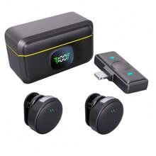 Microphone cravate sans fil professionnel pour smartphone, microphone sans fil plug-and-play avec boîtier de charge numérique pour enregistrement vidéo/audio, micro cravate avec aimant pour interview/vlog/enseignement (expédition aléatoire de nouveaux et anciens modèles)