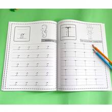Lachilly Cuaderno de práctica de escritura con trazado de letras A-Z - 52 páginas con alfabeto en mayúsculas y minúsculas, libro de trazado para preescolar y jardín de infantes, libro de actividades de práctica de escritura para niños - Multicolor - Ver 10