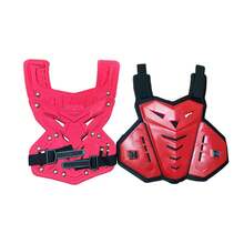 1 Pieza Chaleco Armado para Motocicleta, Protección de Pecho y Espalda para Conducción, Chaleco Armado para Bicicleta de Montaña, Motocross y Vehículos, Equipo de Protección Corporal, Accesorios para Ciclismo - Rojo - Ver 2