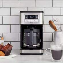 Cafetera programable 14 tazas negro acero - Tipo de Enchufe A USA (110-127V) - Ver 1