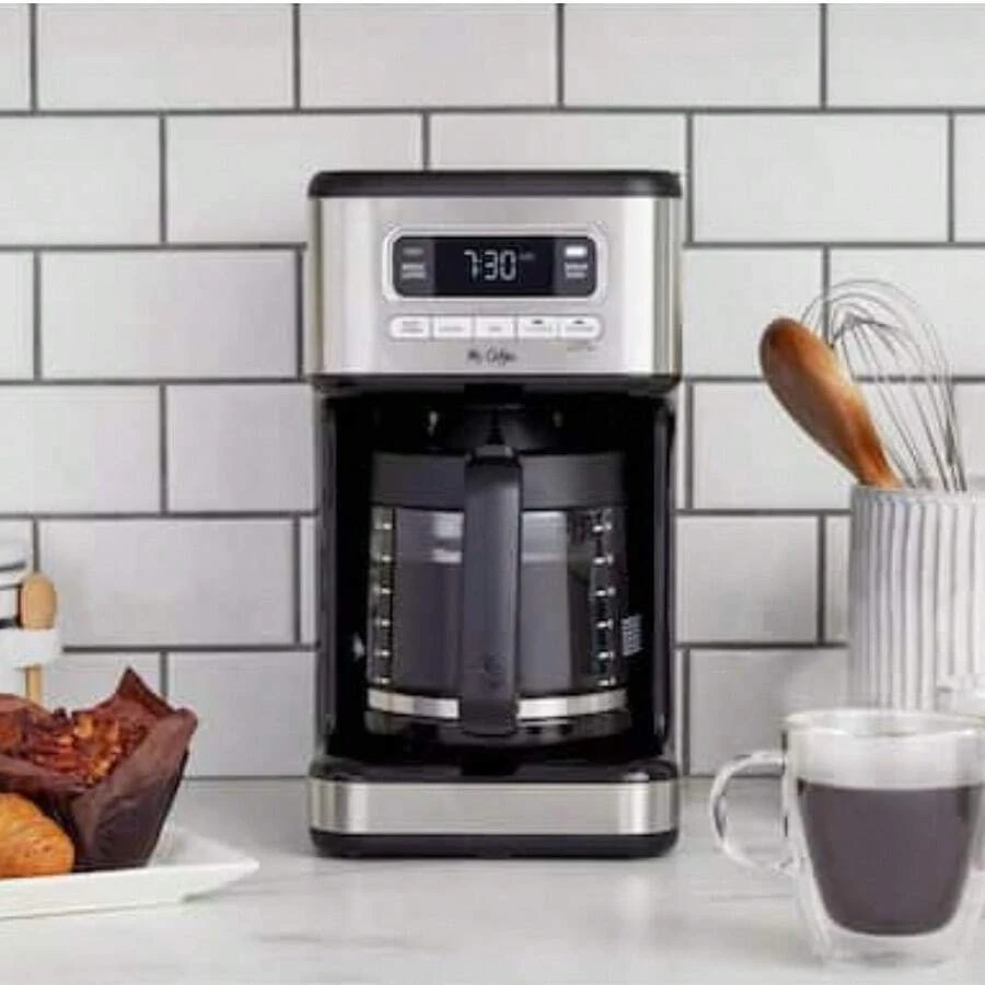 Cafetera programable 14 tazas negro acero - Tipo de Enchufe A USA (110-127V) - Ver 1