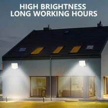 [1 Piece Set] Solar Light Outdoor Motion Sensor Solar Safety Light Waterproof Tape 3 Lighting Modes Solar Wall Light External Suitable For Garden Fences Courtyard Deck