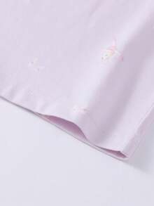 Annil Children's Clothing, Girls', Girls', Middle-Aged And Young Children's, Teenagers' Base Autumn Coat And Pants Set, Cartoon Printed Home Warm Clothes Autumn